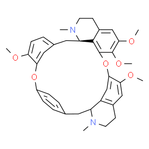 粉防己堿；漢防己甲素